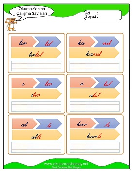 ı sesi Grubu Çalışma Sayfaları